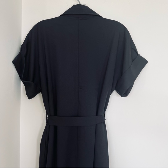 Commense Polo Pockets Tied Midi Dress Sz S Small - Picture 10 of 12